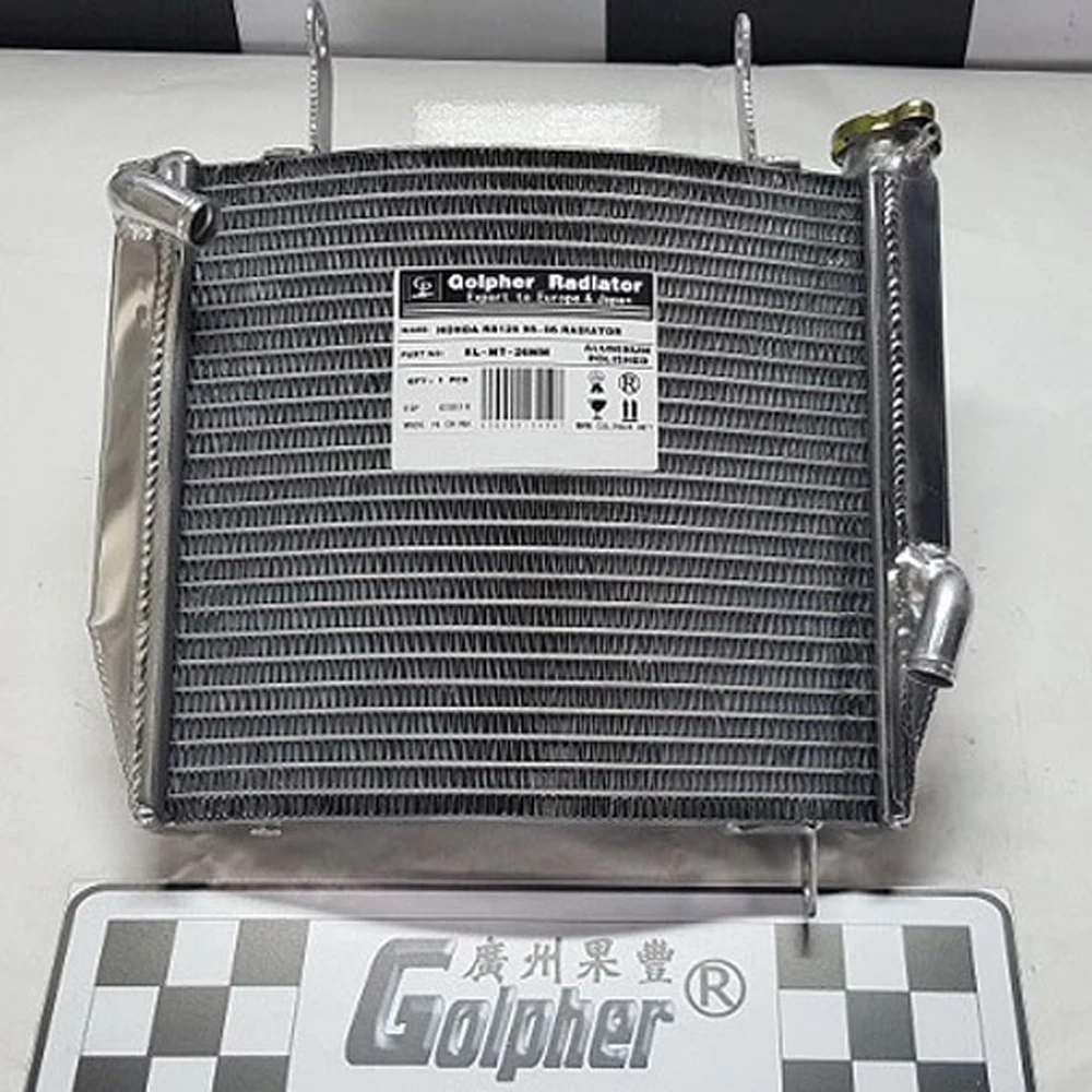 

POLISHED ALLOY RADIATOR FOR HONDA RS125 RS 125 95-06 HEAVY DUTY 26mm
