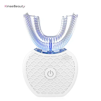 

Smart 360° Intelligent Automatic Sonic Electric Toothbrush U Type 4 Modes Tooth Brush USB Rechargeable Teeth Whitening Brush