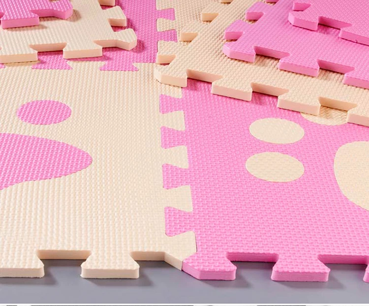 JCC Palmprint стиль EVA пена головоломка игровой коврик/детские ковры, ковер Блокировка упражнений пол для детей плитка 30*30*1 см