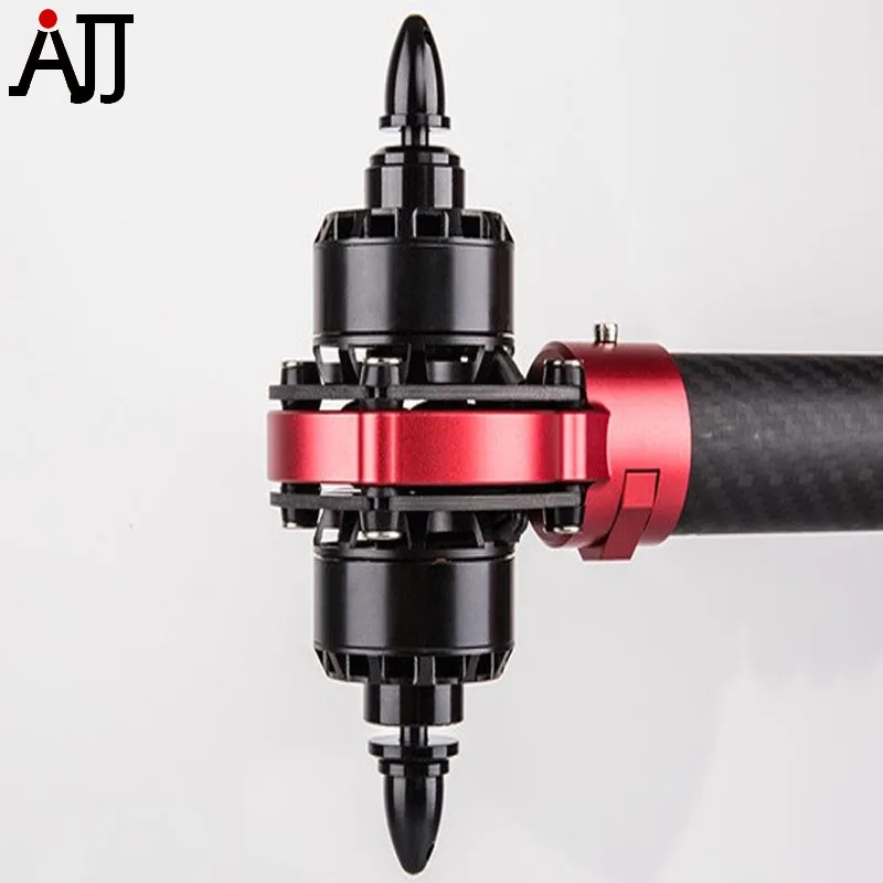 RCTIMER Trooper SkyHero 30 мм CNC трубка антивибе крепление двигателя черный красный цвет