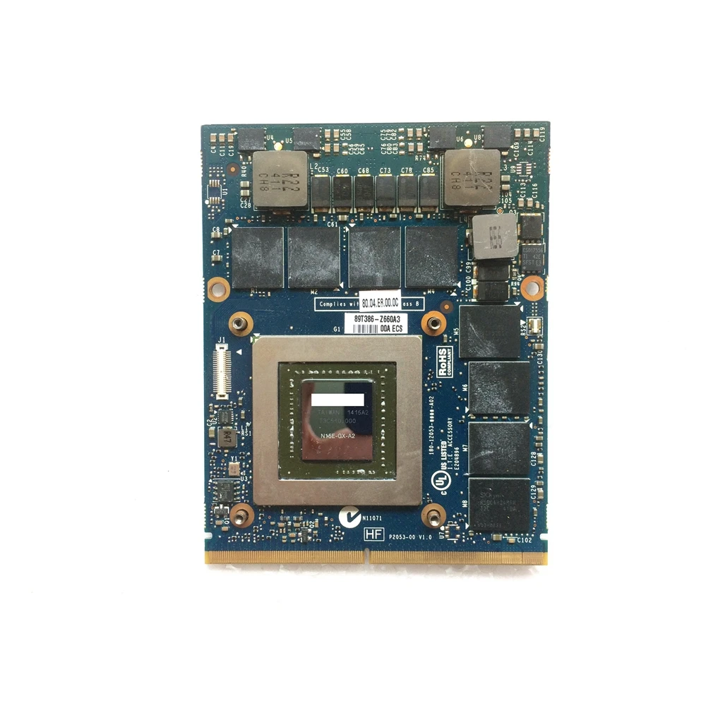 Best JH9PP 0JH9PP CN 0JH9PP GTX 880M GTX880M 8GB GDDR5 MXM 3.0b N15E GX Video Card for Alienware 13 R1 R2 15 R1 R2 17 R2 R3