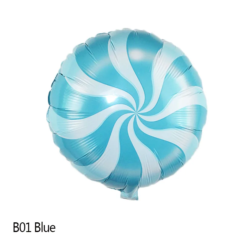1/3/5 шт. 18 дюймов ветряная мельница леденец на палочке Фольга шар для Babyshower для вечеринки, дня рождения Свадебные украшения конфеты balony globos игрушки подарки 8 - Цвет: B01 blue