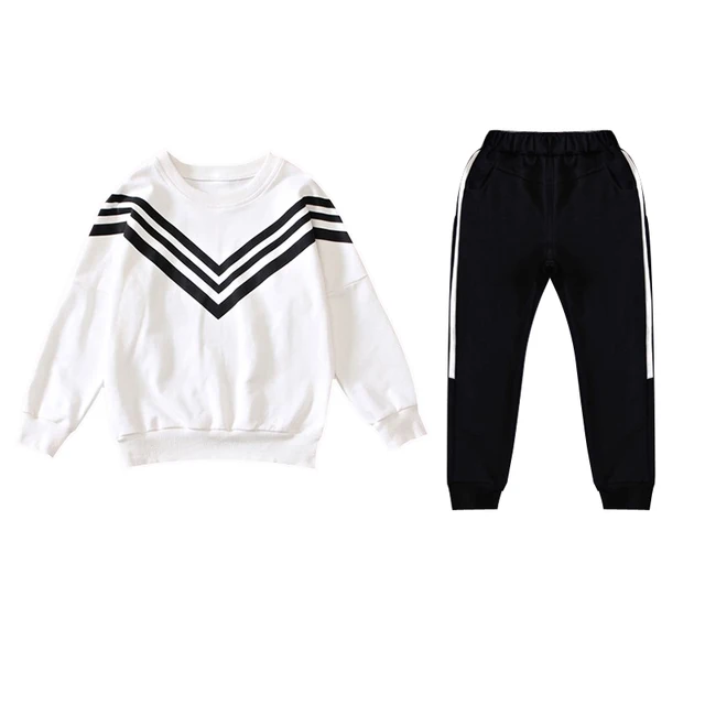 2017 autumn new fashion baby girls sport sets children clothing suits