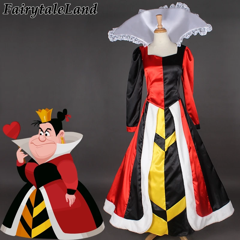 Halloween Costumes Adult Cosplay Alice In Wonderland Queen Of Hearts