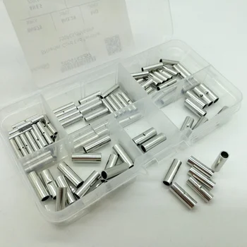 

BN series 10-22 GAUGE UNINSULATED NON INSULATED BUTT CONNECTOR CRIMP TERMINAL WIRE 0.5-6MM2