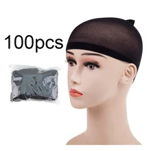 100 шт Hairnets лайнер дешевый парик кепки s для изготовления париков сетка спандекс эластичный Купол шляпа парик делая инструменты