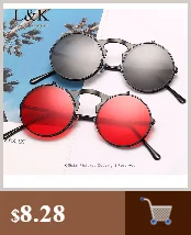 Круглый металлический Ретро солнцезащитные очки мужской женский стимпанк брендовая дизайнерская боковая защита солнцезащитные очки зеркальные Oculos De Sol Shades UV400