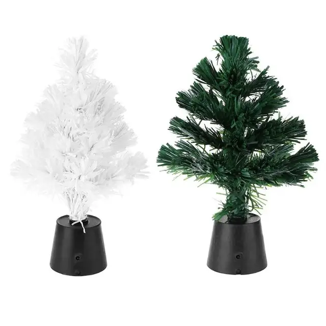 30cm mini fiber optic desktop usb charge christmas tree lighting miniature pine ornament party home decorations - Mini Fiber Optic Christmas Tree 30cm mini fiber optic desktop usb charge christmas tree lighting miniature pine ornament party home decorations - Mini Fiber Optic Christmas Tree