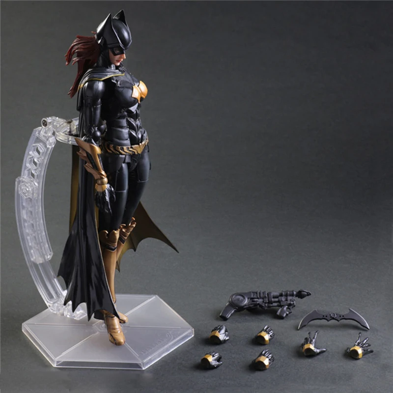 Batman Arkham PlayArts КАИ рыцарь вариант пластиковая фигурка героя Batgirl 25 см модель