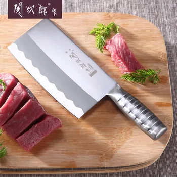 

Free Shipping Professional Sharp Kitchen Chef Knife Cut Meat Vegetable Chop Bone Dual-use Knife Household Cooking Knife Cleaver