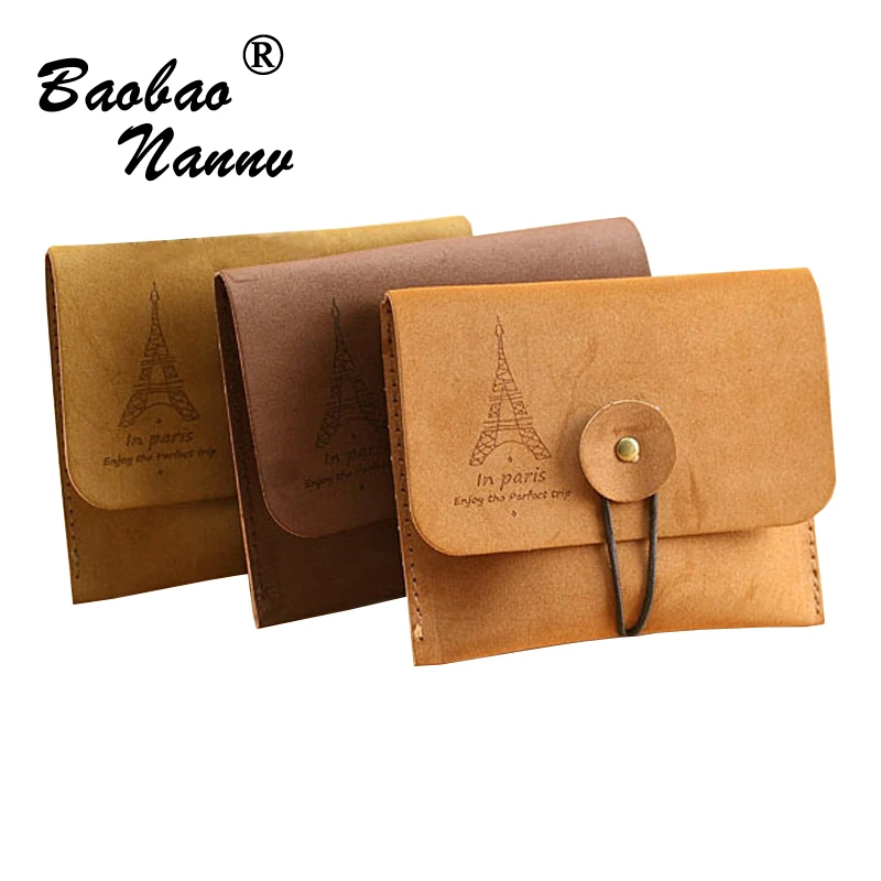 simple leather purse