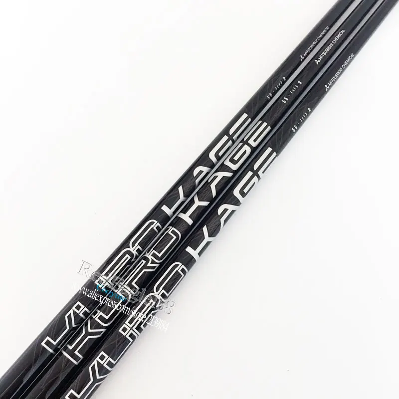 Cooyute New driver Golf shaft Kuro Kage Golf driver shaft R or S Flex 3pcs/lot Black Golf wood Graphite shaft Free shipping