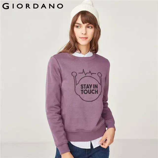 fleece lined pullover sweatshirt women's