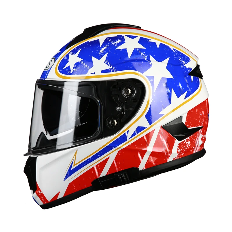 New AIS Full Face Motorcycle Helmets DOT Approved Racing Helmet Moto