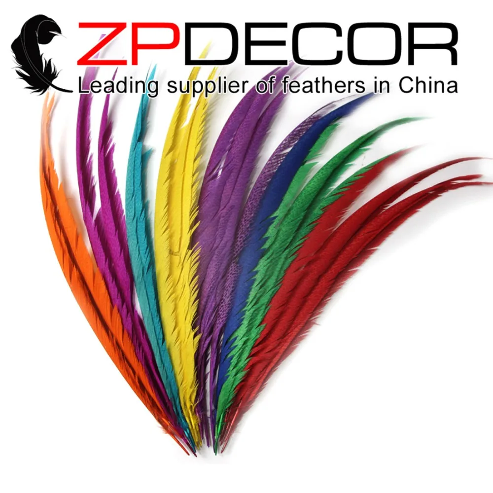 ZPDECOR 65 70 см (26 28 дюймов) 50 штук ручной выбор Отбеленное окрашенное длинное кольцо с