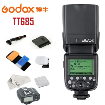 

Godox TT685 2.4G HSS 1/8000s i-TTL GN60 Wireless Speedlite Flash for NiKON CANON Olympus SONY + 6 Gift