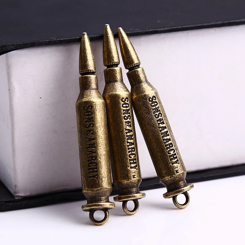 

Antique Brass Charms Long Bullet Charms For Jewelry Making DIY Metal Zinc Alloy Cameo Letter Bullet Charms 4pcs 10x58mm C8952