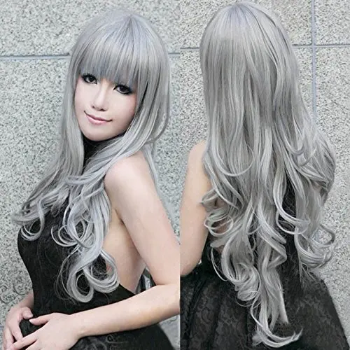 grey cosplay wig