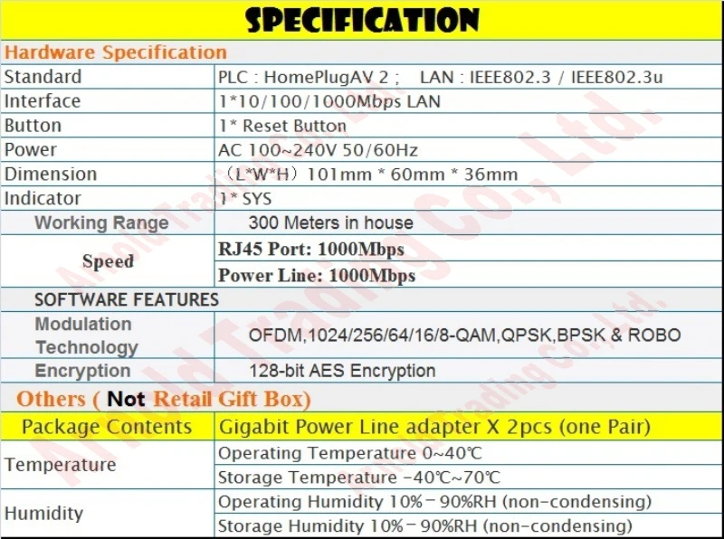 Пара, RJ45 Gigabit 1000 Мбит/с Powerline сетевой адаптер, AV1000 Ethernet PLC Адаптер, Wi-Fi маршрутизатор партнер, IPTV, Homeplug AV2