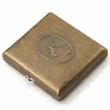 Сигареты Медь Дело 90*82*20 мм может держать 20 сигарет защитить ваши сигареты