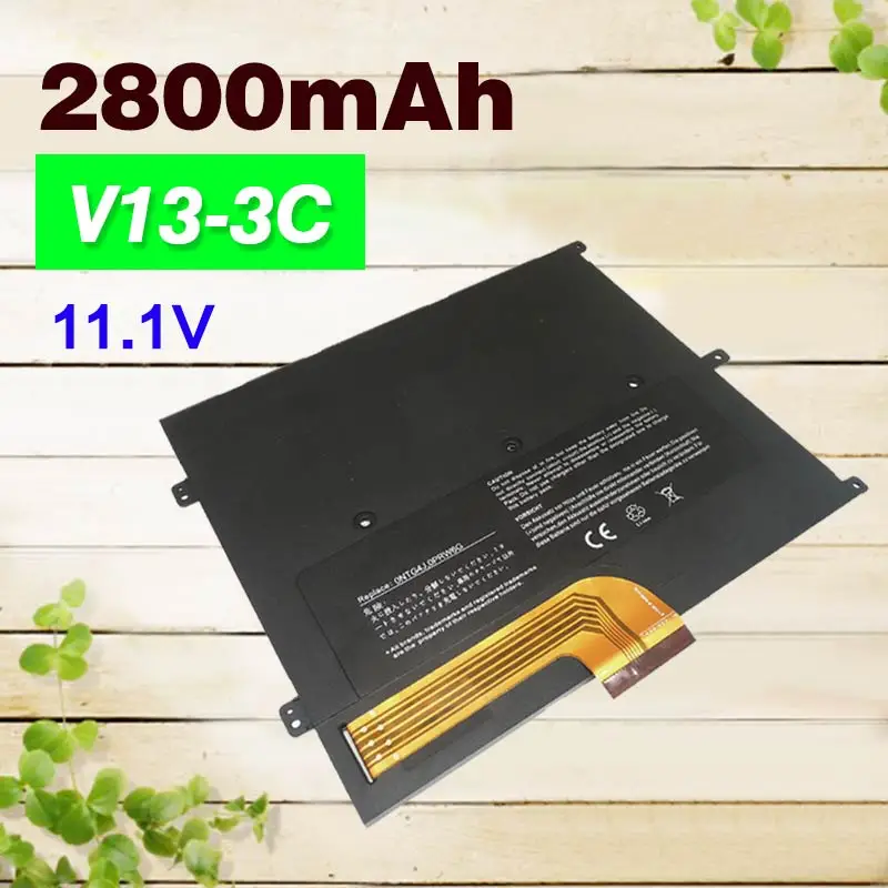 

11.1V 2800mAh Laptop battery for Dell PRW6G T1G6P 0449TX 0NTG4J 0PRW6G for Vostro V13 V13Z V130 V1300