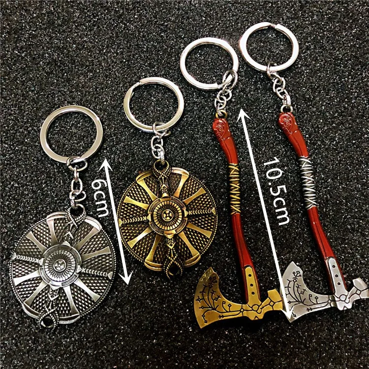 

Game Surrounding God Of War Ares 4 Pendant Metal Crafts Axe Chain