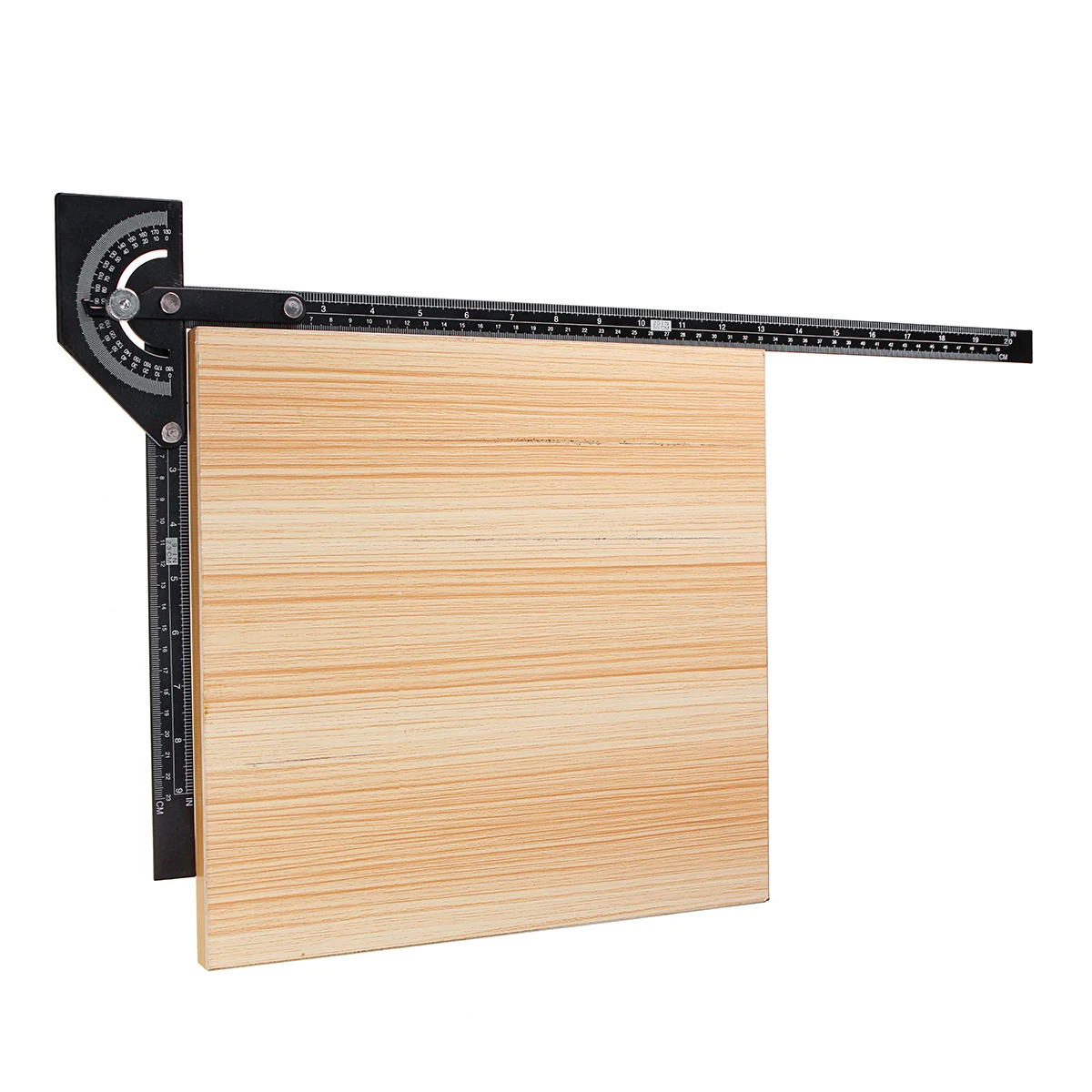 Ceny 0 180 stopni Marking Gauge celownik kątowy pomiar kątomierz linijka narzędzie do drewna Metal elastyczność rozciąganie składane