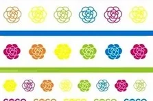 Новейшая модная серия экспорт из Японии YE-296 цветочный дизайн переводные наклейки для ногтей штамповка - Цвет: YE-43