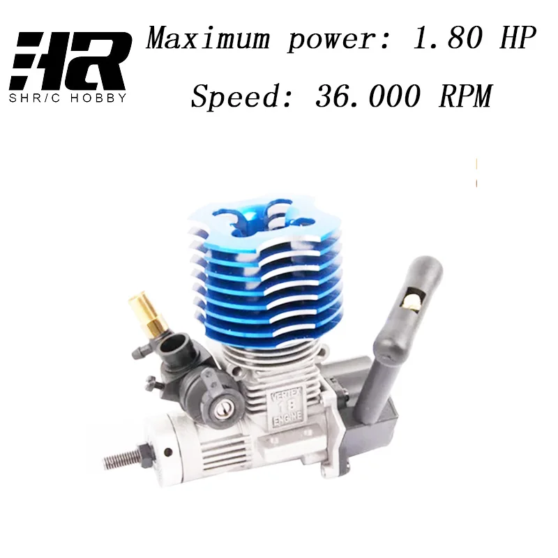 

Free shipping RC car 1/10 HSP 02060 BL VX 18 Engine 2.74cc Pull Starter blue for RC 1/10 Nitro Car Buggy Truck 94122 94166 94188