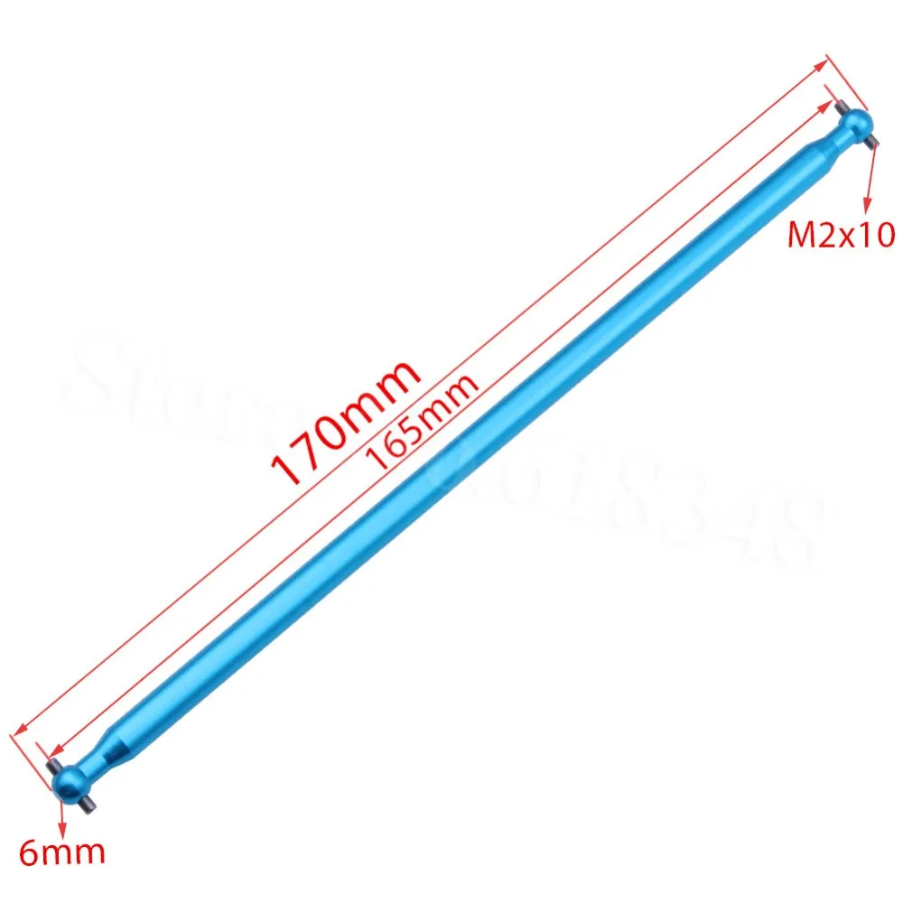 04003 Алюминий центр приводной вал Dogbone 170 мм для HSP 1:10 обновления Запчасти Truck бронтозавр 94111 94107 94170 синий/ фиолетовый