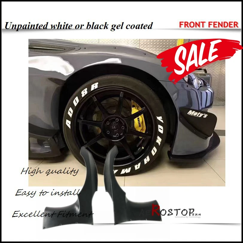 FIBER GLASS ROCKET RB BUNNY V3 STYLE FRONT CANARD 2PCS FOR FT86 GT86 FRS BRZ