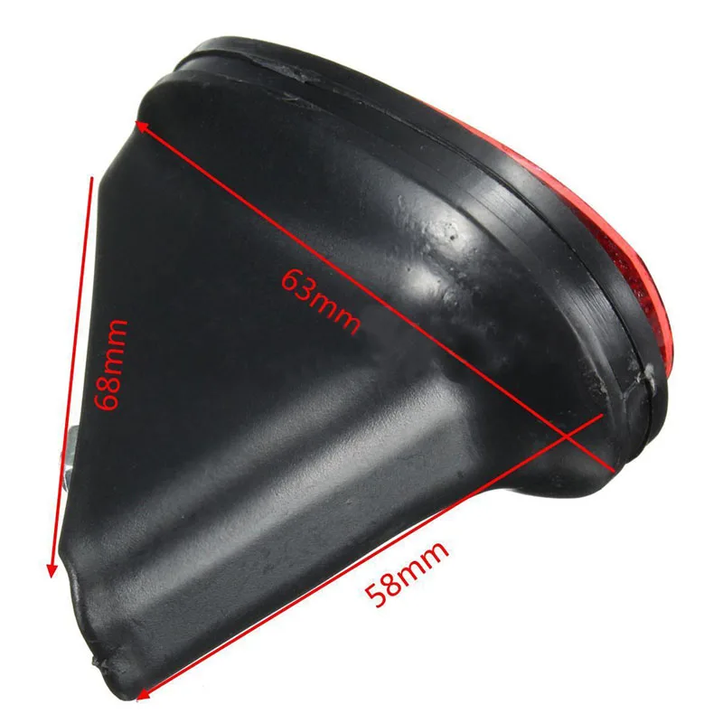 Top Red Bicycle Bike Rear Fender Safety Warnning Reflector Tail MudGuard Cycling New Drop Shipping Support 5