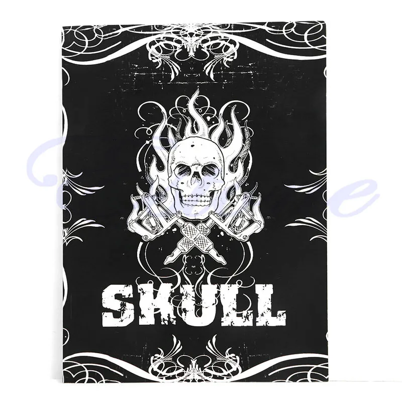 

76 Pages Selected Skull Design Sketch Flash Book Tattoo Making Art Supplies A4