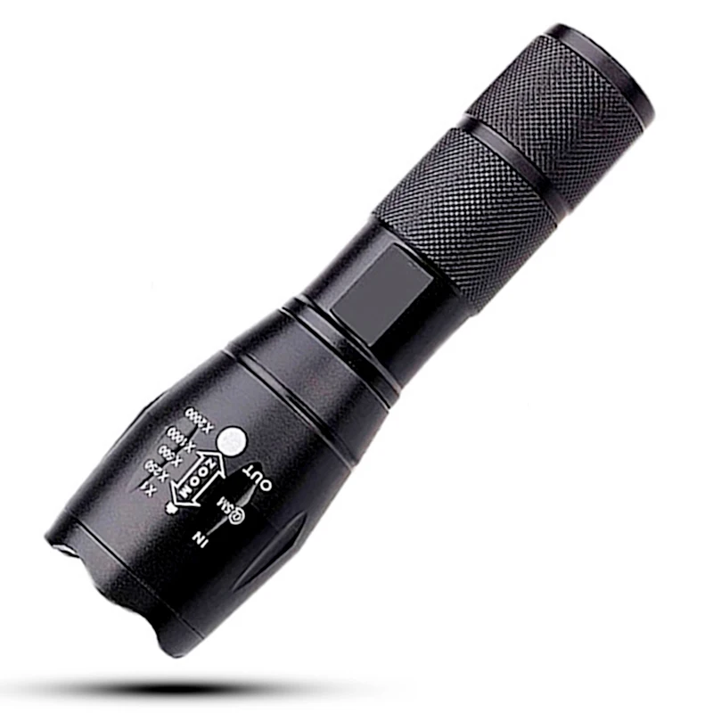 

Z20 XM-L L2/T6 Big Promotion Bright LED Flashlight 5 Modes 4000 Lumens Zoomable LED Torch 18650 Battery Charger