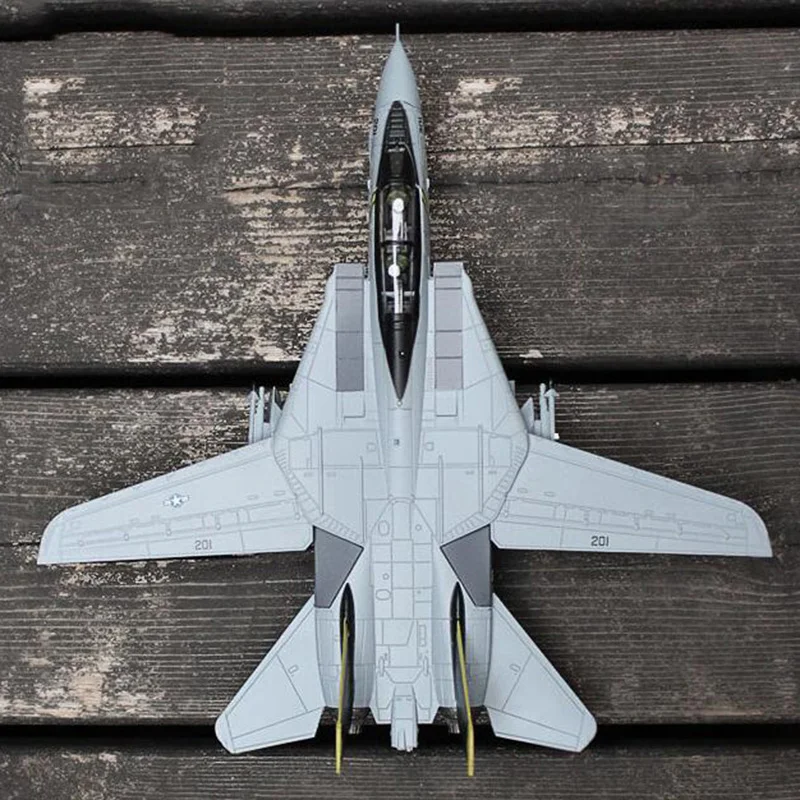 1/100 масштаб военная модель игрушки F14 Tomcat F-14A/B AJ200 VF-84 истребитель ВМС США ВВС литой металлический самолет модель игрушки