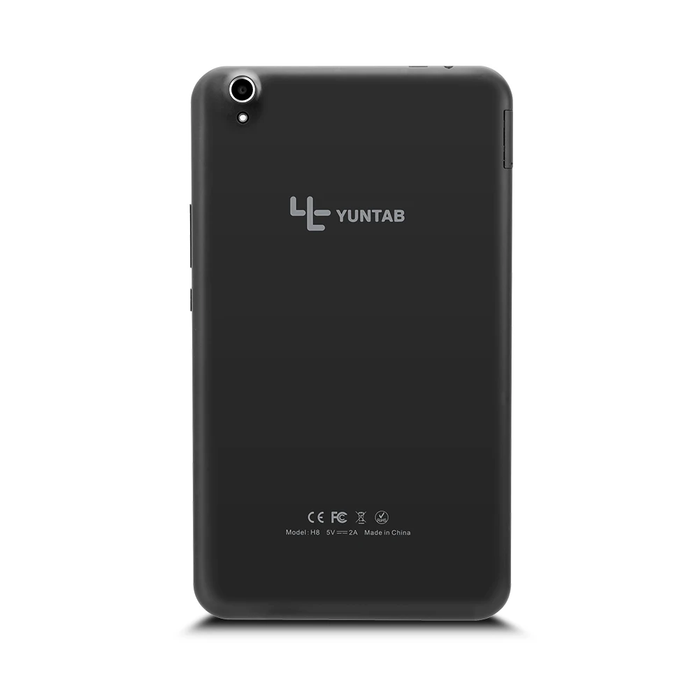 Yuntab 8 inch 4G Tablet PC H8 Android 6.0 dual SIM Card Cell phone Quad-Core 2GB RAM 16GB ROM Mobile Phone with dual camera