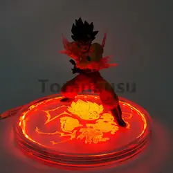 Dragon Ball Z сын Goku kamehameha со светодио дный База Цвет Изменение фигурка игрушечные лошадки Dragon Ball Супер Гоку фигурку модель игрушки