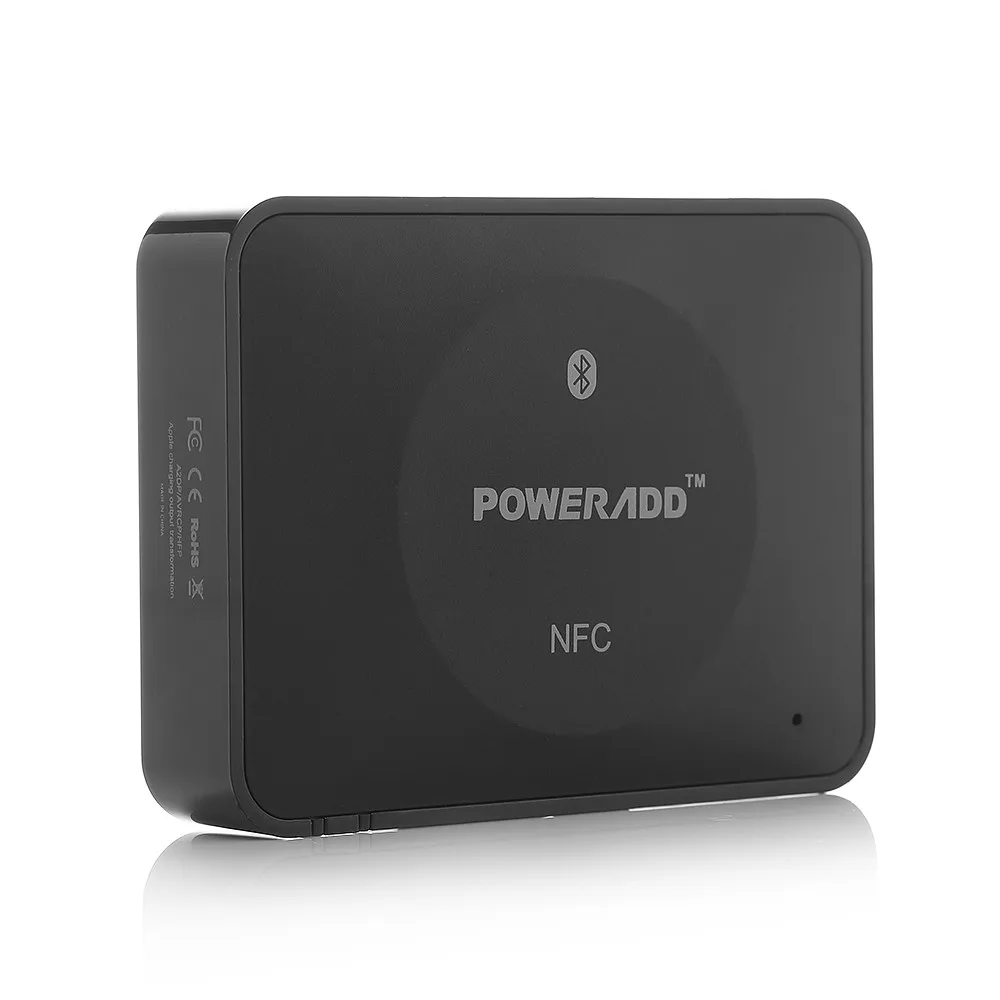 Poweradd A2DP 3 5mm 3 0 Bluetooth Receiver Car Home Music AUX font b Audio b