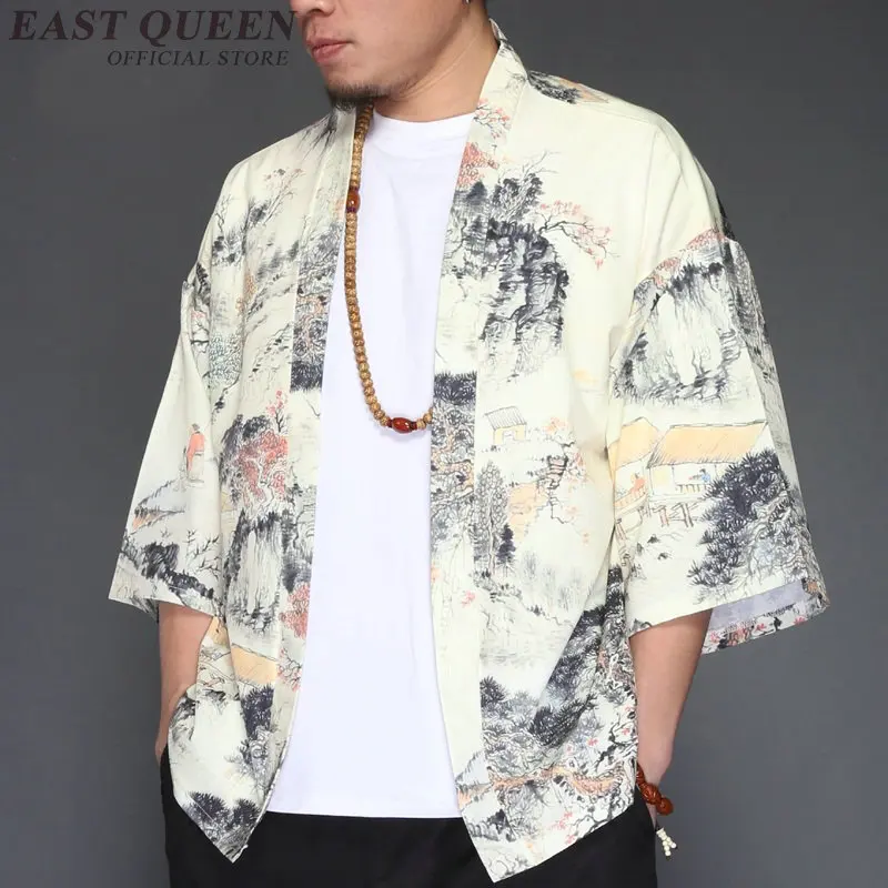 Kimono cardigan men traditional japanese kimonos yukata men shirt japan kimono summer fashion japan clothes FF782