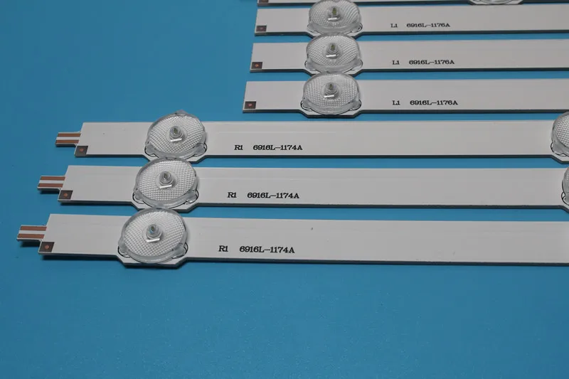 Beented 100 compatible 100 New R1 L1 R2 L2 47 LED backlight bar Replacement 6916L 1174A 3