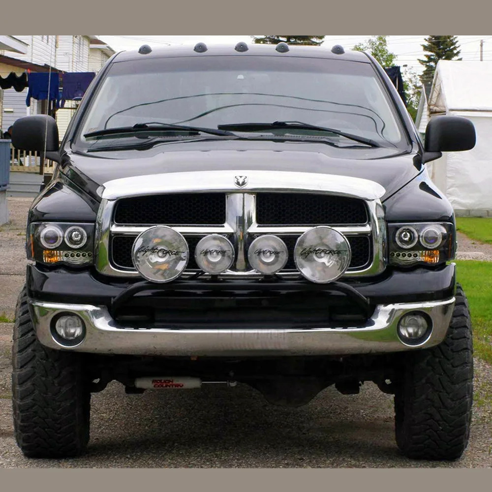 Пара Для Dodge Ram 1500 2500 3500 пикап бампер дальнего света Противотуманные фары 2002 2003 2004 2005 2006 2007 2008