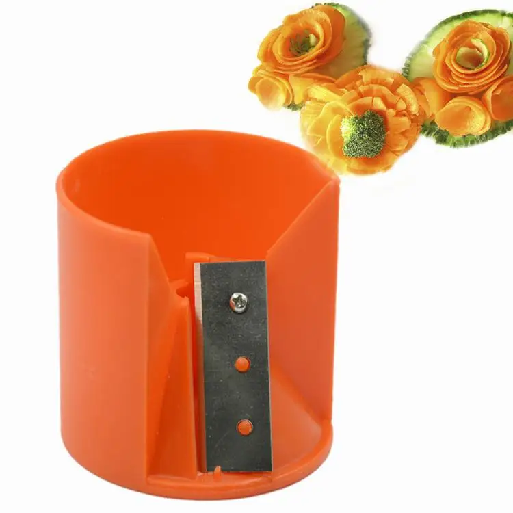 Behogar DIY Manual Spiral Fruits Vegetable Roll Flower Tool Decorative