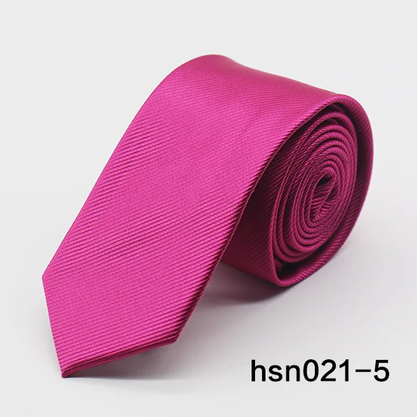Высокое качество сплошной цвет галстук gravatas тонкий галстук 8 см белые галстуки черный галстук простой цвет - Цвет: hsn02105