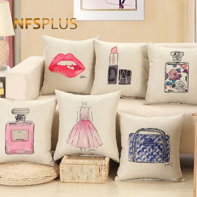 Aliexpress Buy Makeup Designs Sofa Cushions Cover Chair Extraordinary Designer Decorative Throw Pillows Aliexpress Buy Makeup Designs Sofa Cushions Cover Chair Extraordinary Designer Decorative Throw Pillows