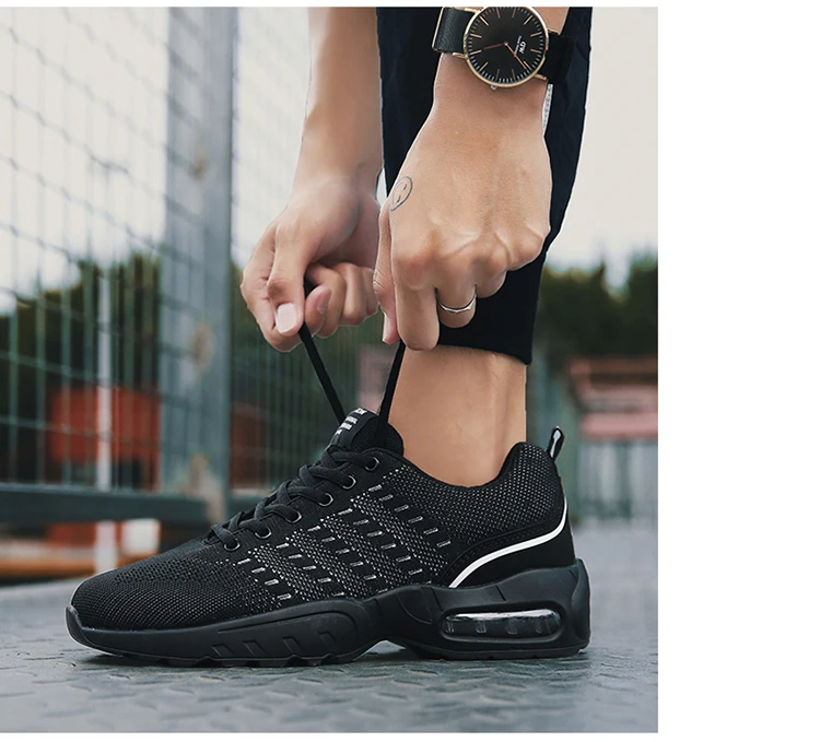 JINTOHO спортивная обувь для мужчин дышащие черные кроссовки для мужчин дешевая мужская спортивная обувь уличная прогулочная обувь мужские кроссовки