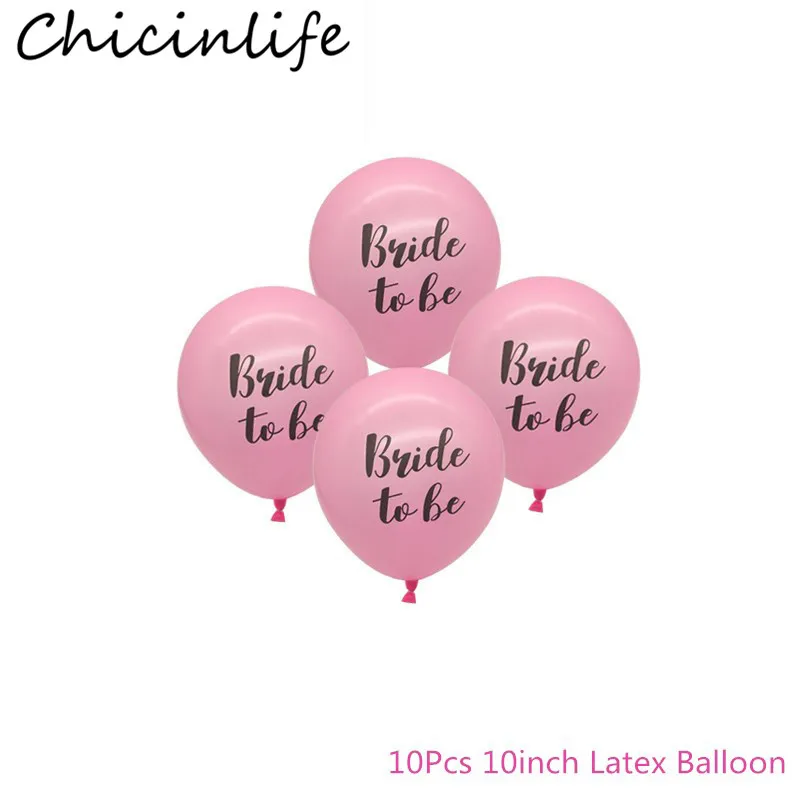 Chicinlife, 12 дюймов, розовое золото, тема для невесты, чтобы быть, латексный шар, девичник, девичник, вечерние, девичник, свадебные украшения, принадлежности - Цвет: Pink