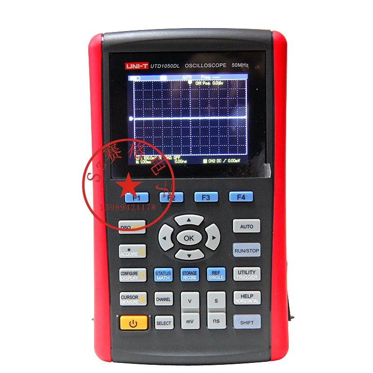 UNI T UTD1050DL 3.5"LCD 50MHz Handheld Digital Display Oscilloscope