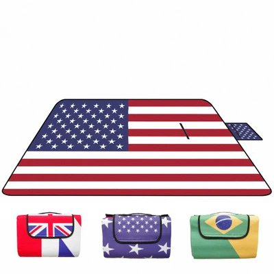 

USA UK Outdoor Picnic Mat Camping Carpet Baby Climb Plaid Blanket Beach Waterproof Moistureproof Picnic Blanket Baby Mat 150*200