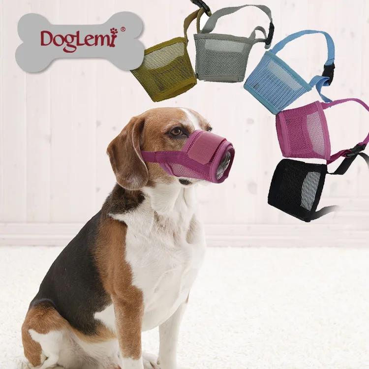 2015 New Fashion High Quality Muzzle for dog Adjustable Velcro Training