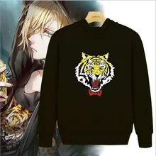Anime YURI on ICE Yuri Plisetsky Tiger Hoodie jacket Sweater Cosplay Sweatshirt Tops free shipping